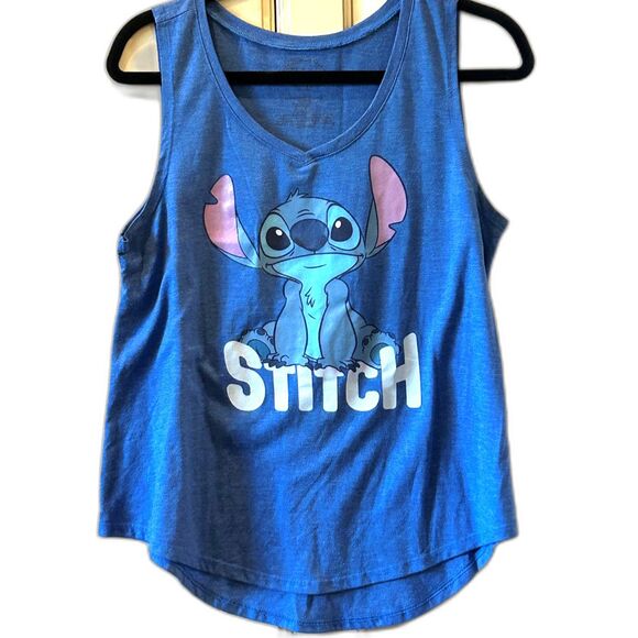 Disney Stitch V-Neck Tank Top - Size XL - Picture 1 of 5